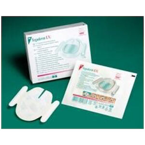 4 Inch x 6-1/8 Inch, IV Transparent Film Dressing with Border